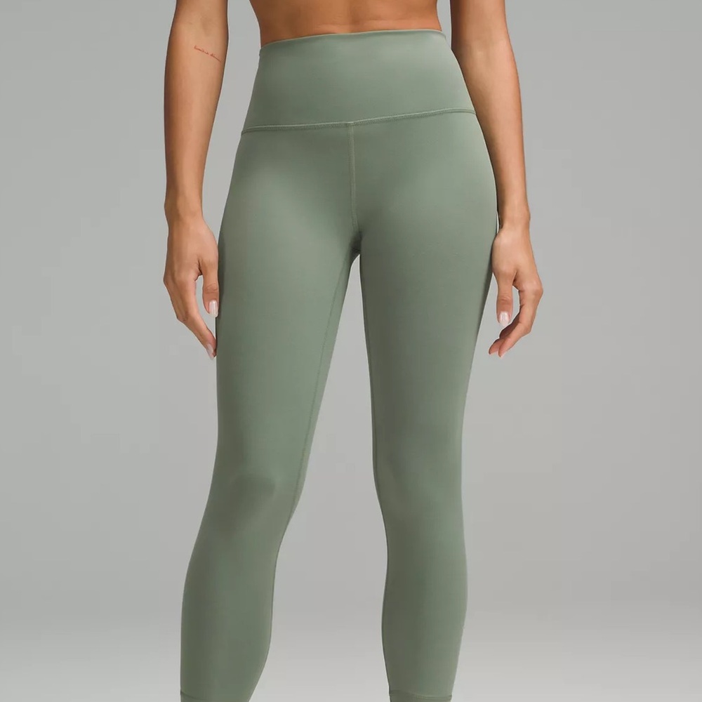 Lululemon green Wunder Train Leggings size 10
